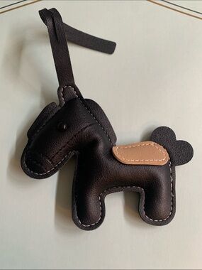 Plush Pony Keychain Bag Charm in various colors